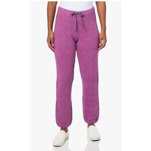 Monrow Pants Womens Medium Purple Pink Acai Wool Cashmere Joggers Vintage Sweat